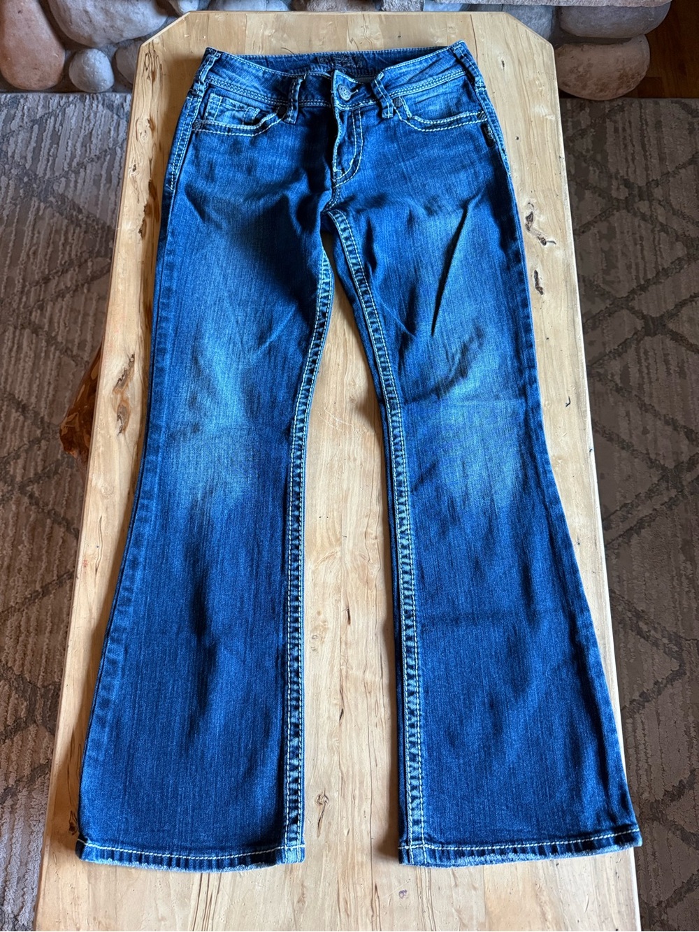 Silver Jeans Co Suki W29 L32 Bootcut Jeans Embellished Y2K Western